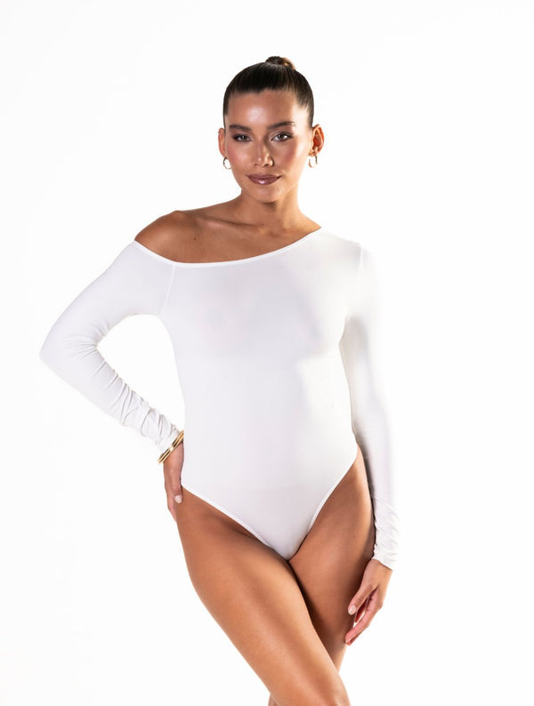 Tek Omuzlu Uzun Kollu Tanga Bodysuit