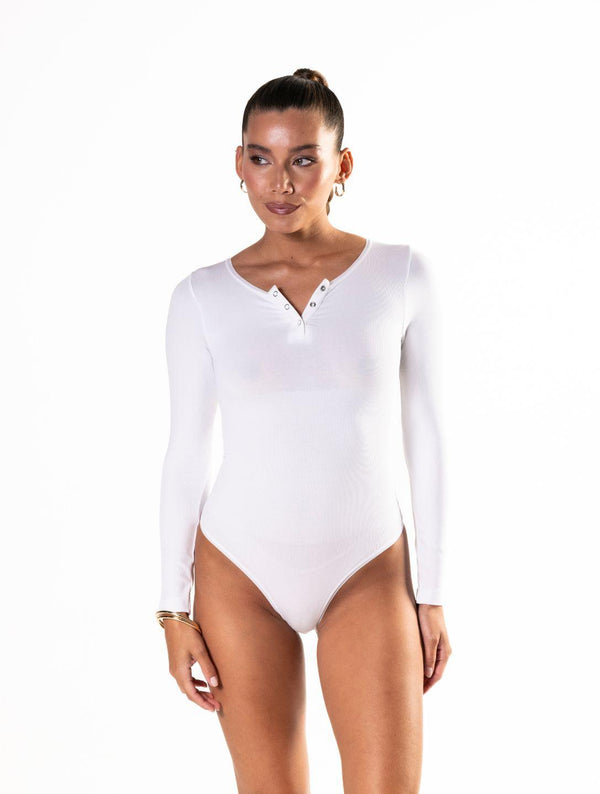 Dikişsiz Uzun Kollu Tanga Bodysuit