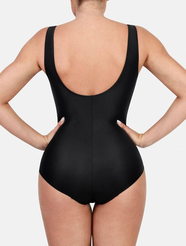 Shapewear Derin V Yaka Tek Parça