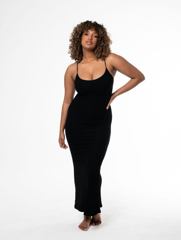 Shapewear Slip Maxi Elbise